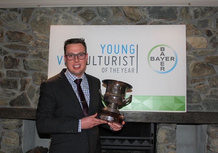 Ben Richards is the Marlborough Young Viticulturist of the Year 2019