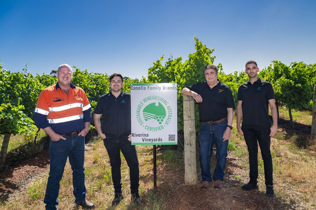 Yellow Tail producer receives Sustainable Winegrowing Australia certification