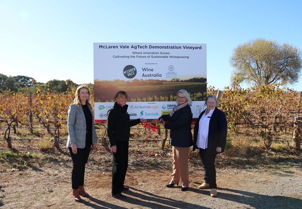 Demonstration vineyard site opens in McLaren Vale to test AgTech innovations