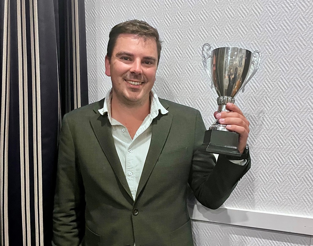 Nick Putt becomes the 2025 Hawke’s Bay Young Viticulturist of the Year